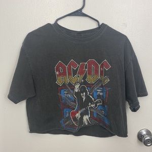 AC/DC Crop Top